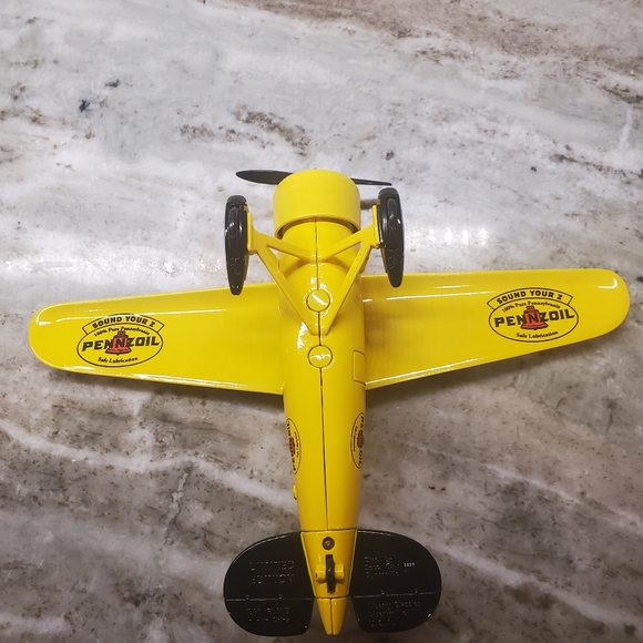 Pennzoil Vintage Airplane bank die cast NIB second in series @81 - Picture 8 of 12